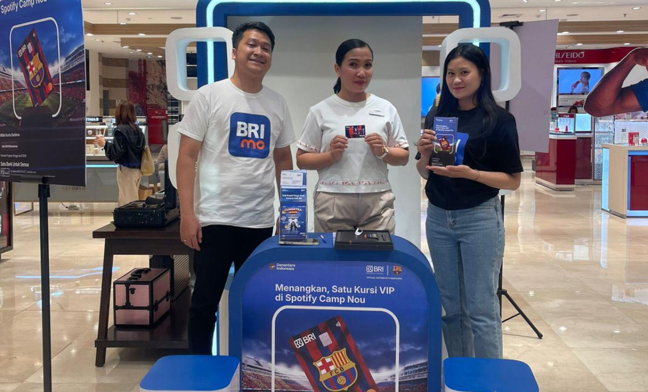 Cukup Top Up 10 Juta, Nasabah Bisa Boyong Atribut Asli BRI x FC Barcelona