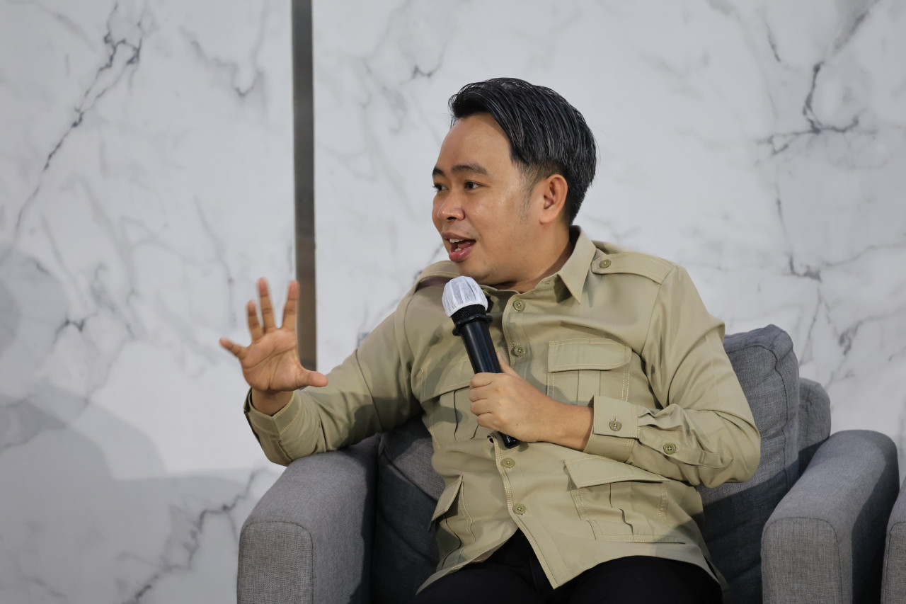 Bupati Gus Fawait saat mengikuti talk show. (Foto: Diskominfo Jember/jatimnow.com)