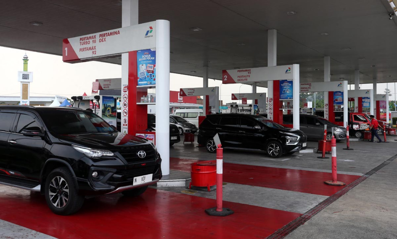 Pertamina memastikan harga BBM subsidi dan non-subsidi tidak berubah per 1 April 2026. (Foto: Ali Masduki/jatimnow.com)