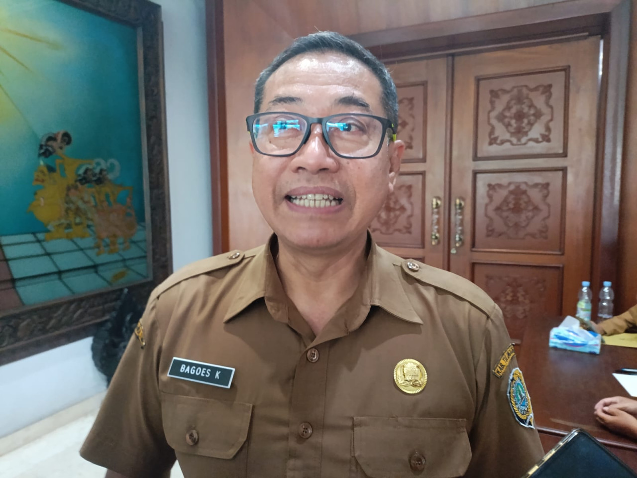 Ketua Satgas MBG Kabupaten Tulungagung, Johanes Bagus Kuncoro. (Foto: Bramanta/jatimnow.com)