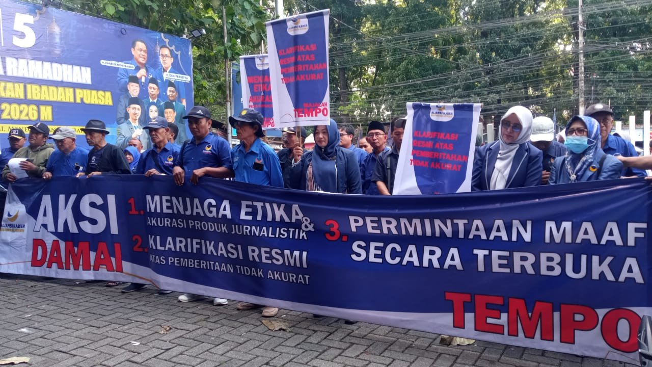Kader NasDem Jember Desak Dewan Pers Sanksi Majalah Tempo