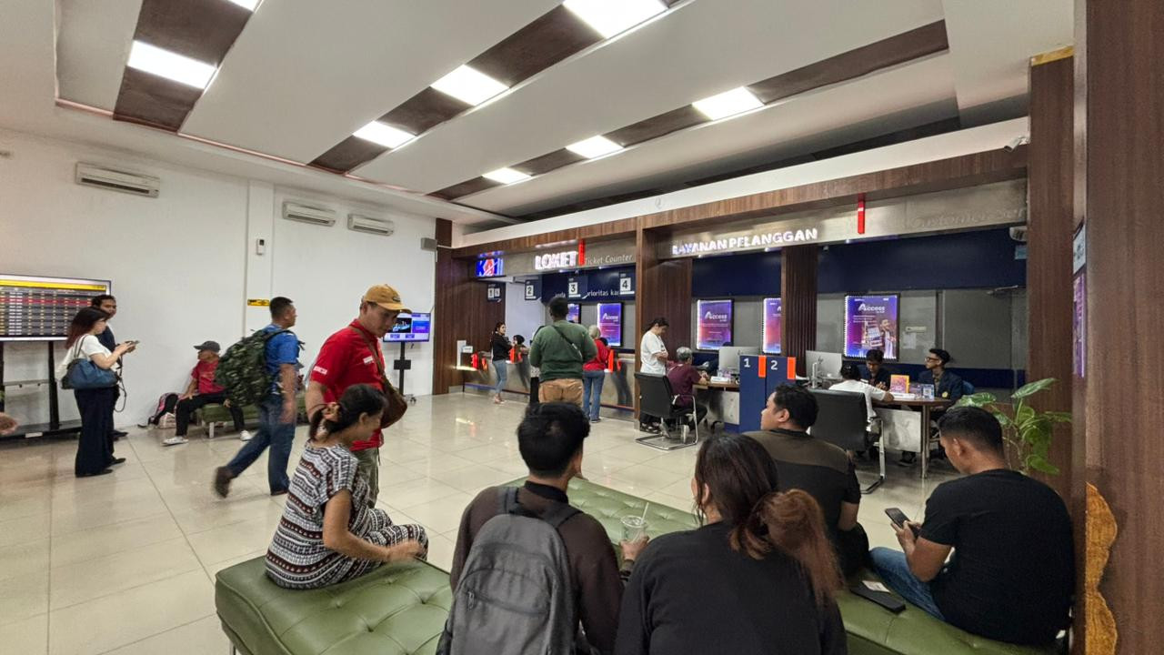 Suasana Stasiun Gubeng Surabaya. (Foto: Humas KAI Daop 8 Surabaya for jatimnow.com)