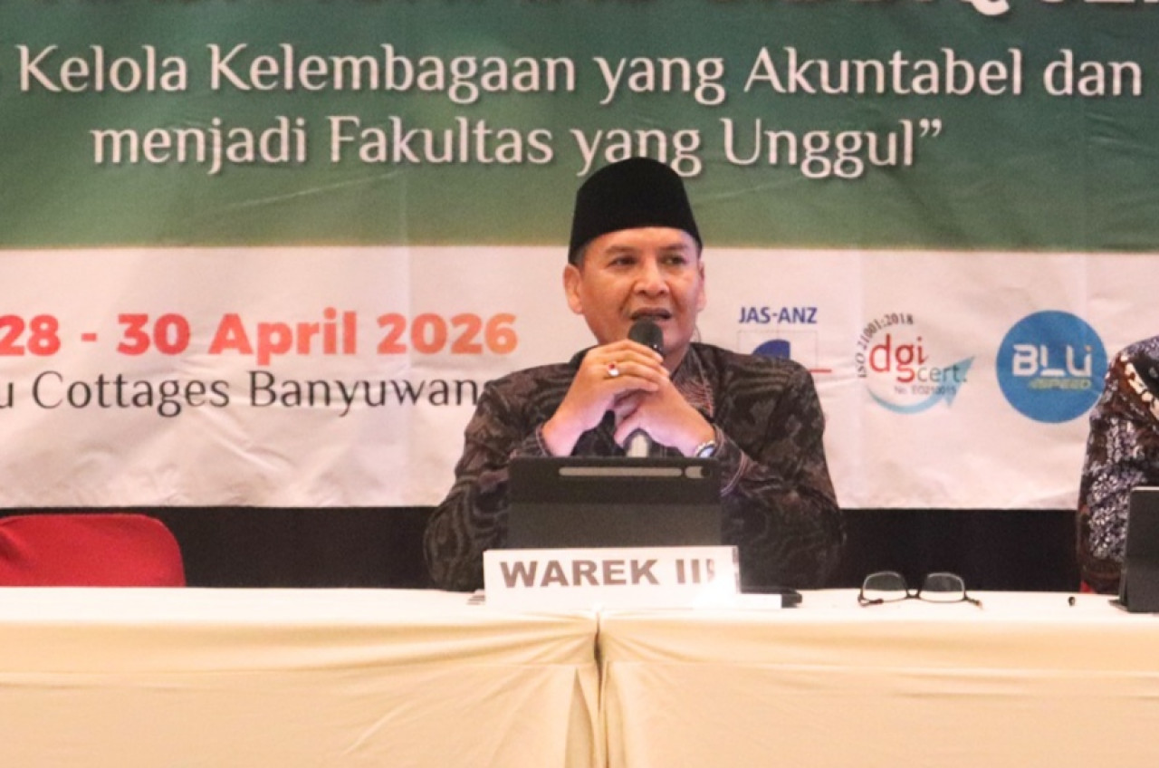 Wakil Rektor 3 Bidang Kemahasiswaan, Alumni dan  Kerjasama Dr. Khoirul Faizin (Foto: Humas UIN KHAS for jatimnow.com))