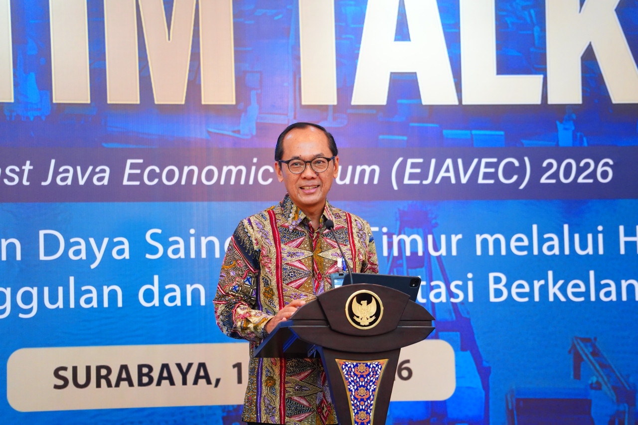 Kepala Perwakilan Bank Indonesia Provinsi Jawa Timur, Ibrahim. (Foto: Humas BI Jatim for jatimnow.com)