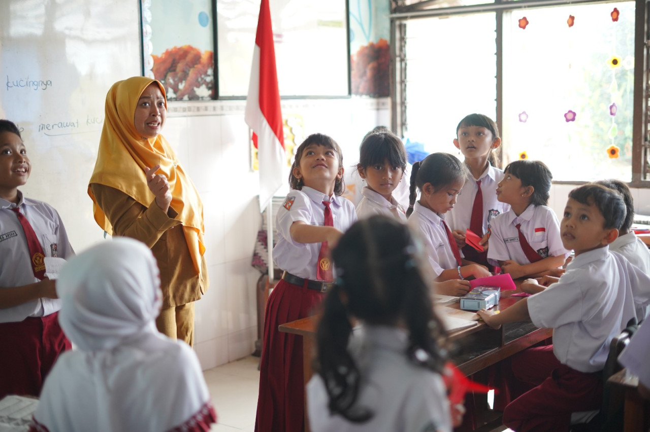 Suasana belajar mengajar di salah satu SD Negeri di Kota Kediri. (Foto: Pemkot Kediri/jatimnow.com)