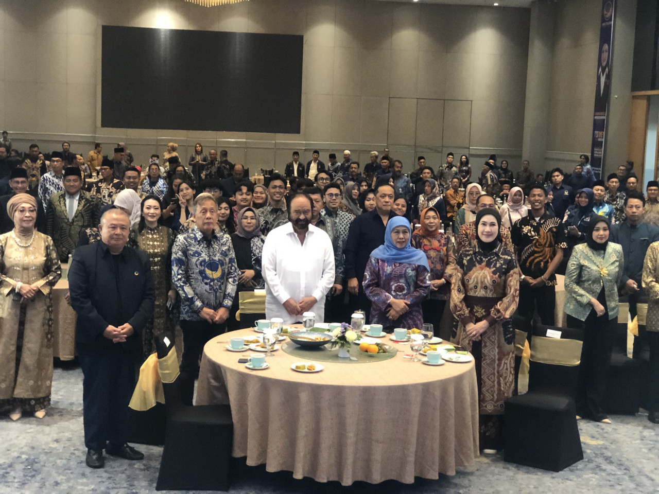 Hadiri Halalbihalal DPW NasDem Jawa Timur, Surya Paloh Bangga Kinerja Khofifah