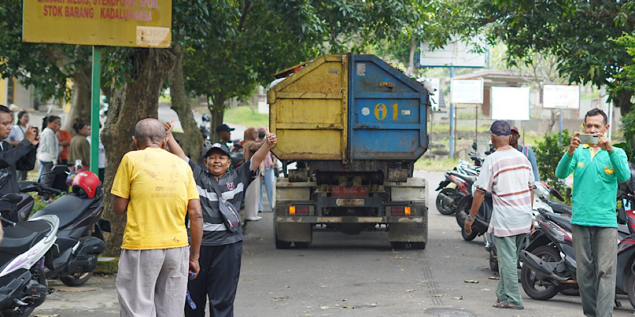 Pembukaan TPA 2 Klotok. (Foto: Pemkot Kediri/jatimnow.com)