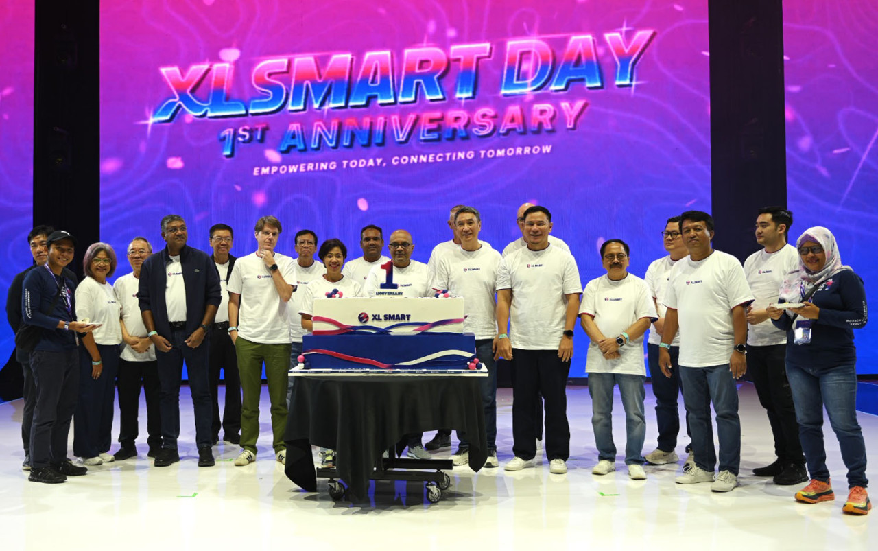 Perayaan satu tahun perjalanan XLSMART digelar di Indonesia Convention Exhibition BSD City. (Foto: XLSMART for jatimnow.com)