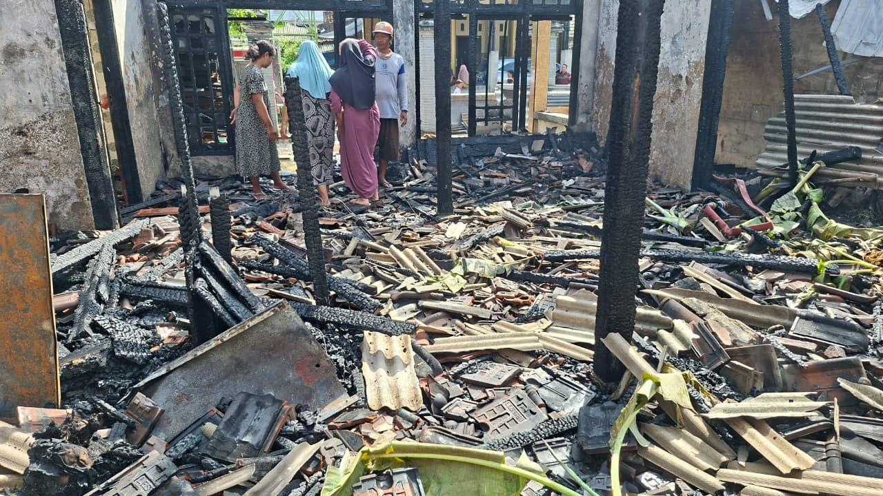 Rumah di Sugio Lamongan Terbakar, 1 Kambing Ikut Terpanggang