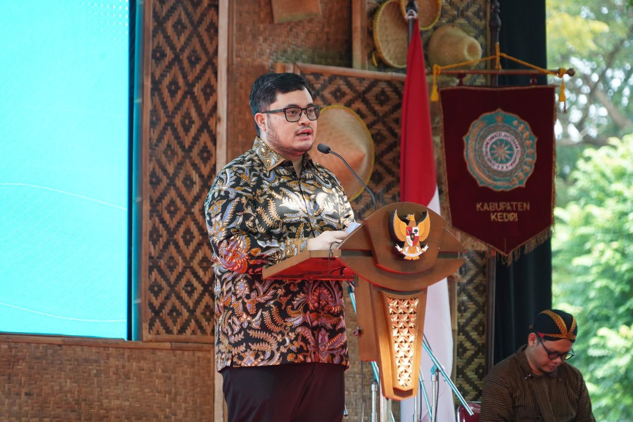 Hadiri Peringatan HKG, Bupati Kediri Minta PKK Fokus Dampingi Keluarga Desil 1-4