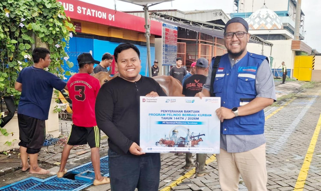 TPS bersama LMI menyalurkan sekitar 2.000 paket daging kurban kepada masyarakat dan mitra kerja pada Idul Adha 2026. (Foto: Humas TPS for jatimnow.com)