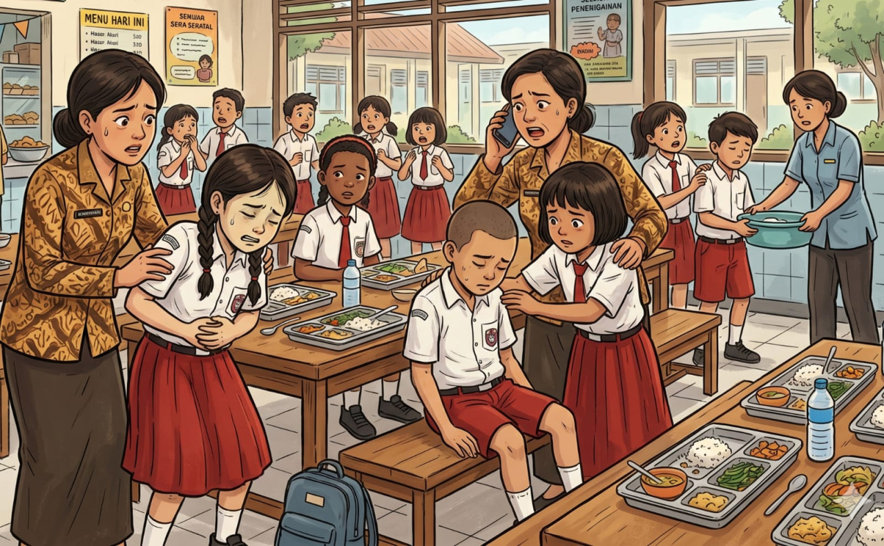 Satu Menu Janggal Penyebab 200 Siswa di Surabaya Keracunan MBG