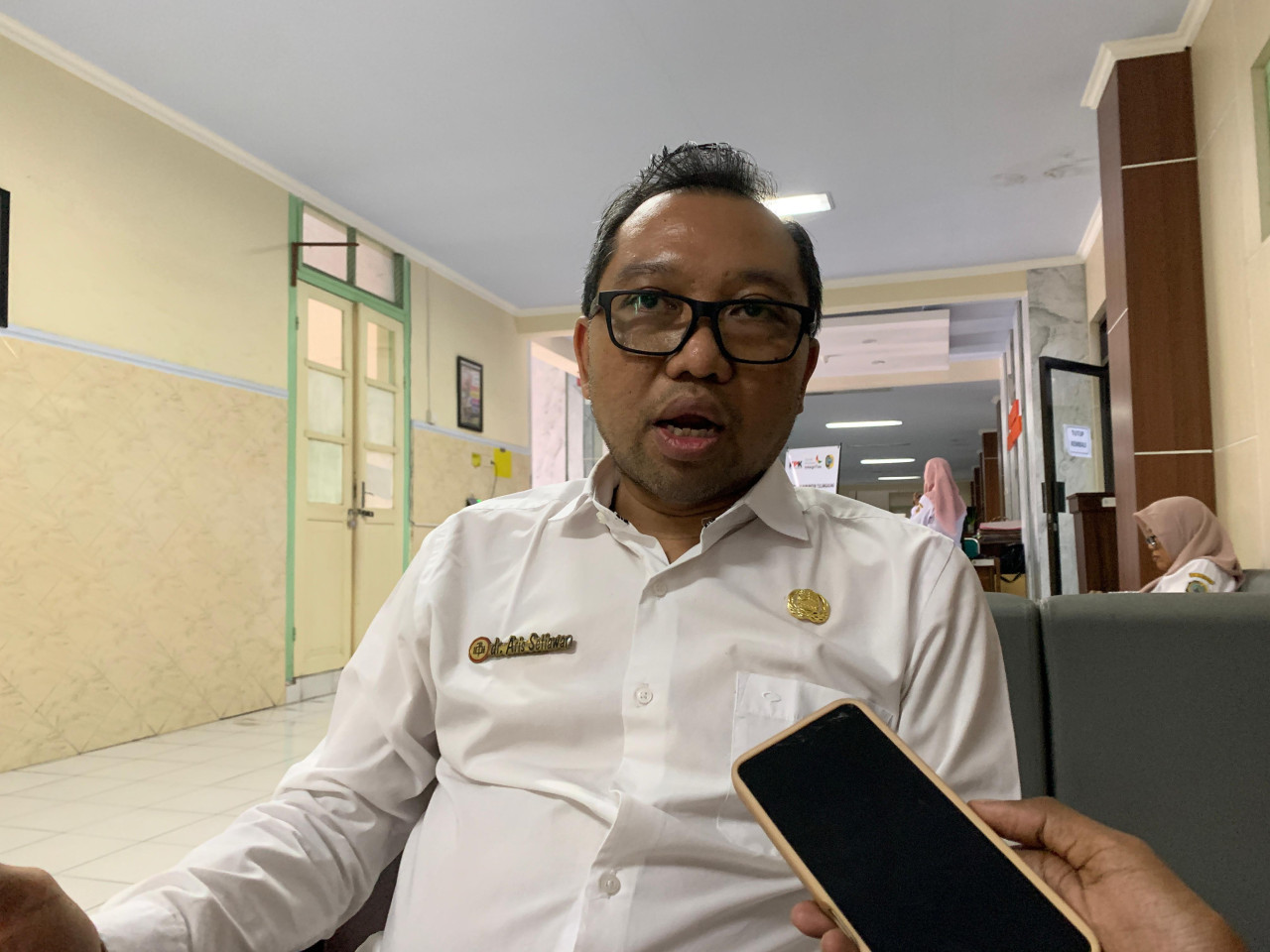 Kabid Pencegahan dan Pengendalian Penyakit (P2P) Dinas Kesehatan (Dinkes) Tulungagung, Aris Setiawan. (Foto: Bramanta/jatimnow.com)