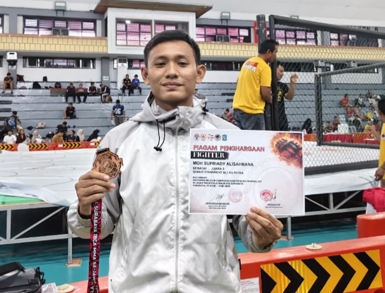 Kepala Kepelatihan Bidang Keatletan Pencak Silat Pagar Nusa UIN Kiai Haji Achmad Siddiq (KHAS) Jember Moh Supriady Ali Sahbana. (Foto: Humas UIN KHAS Jember for jatimnow.com)