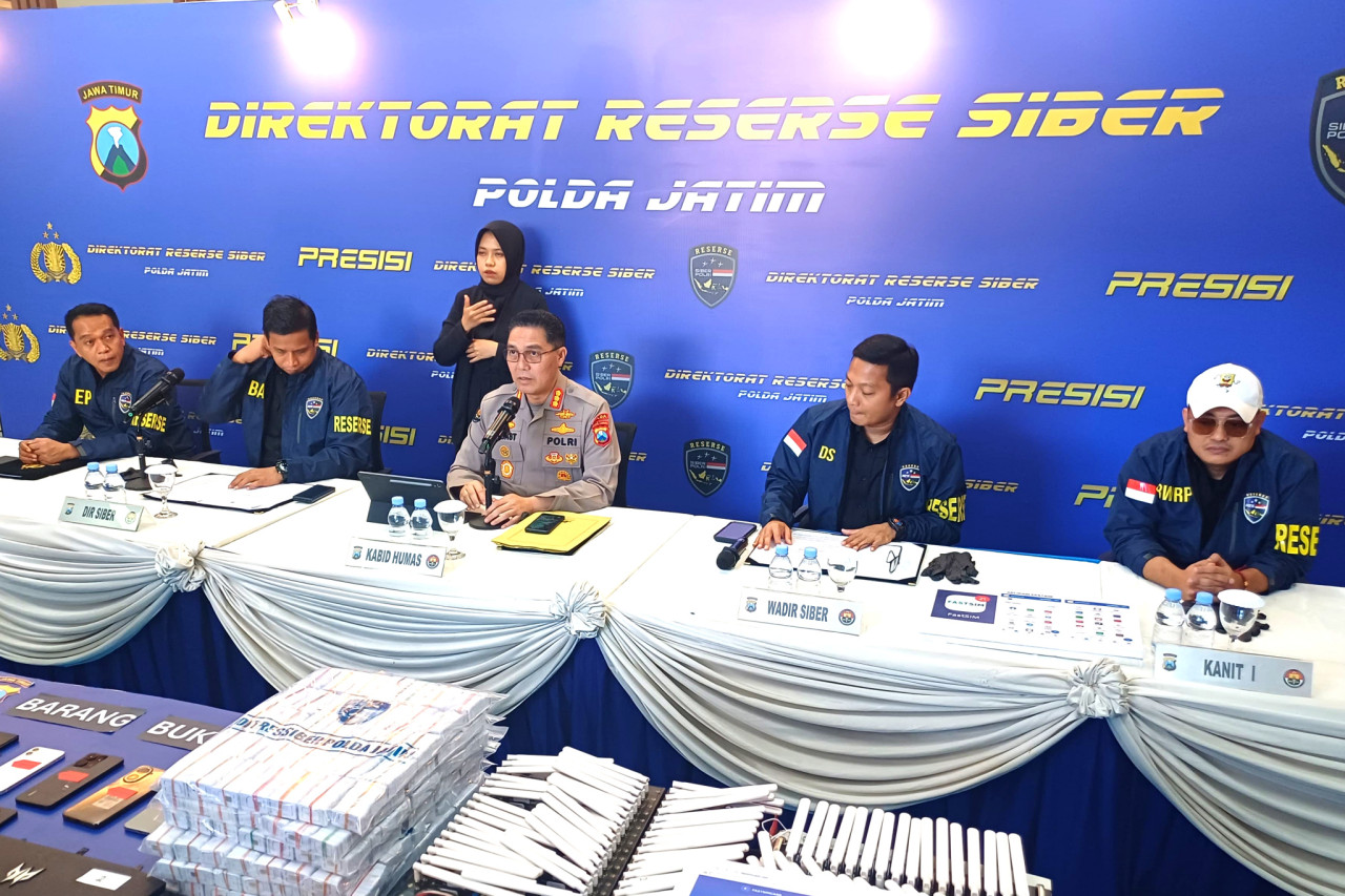 Polda Jatim Bongkar Sindikat Jual Beli OTP Ilegal, Untung Hingga Rp1,2 Miliar