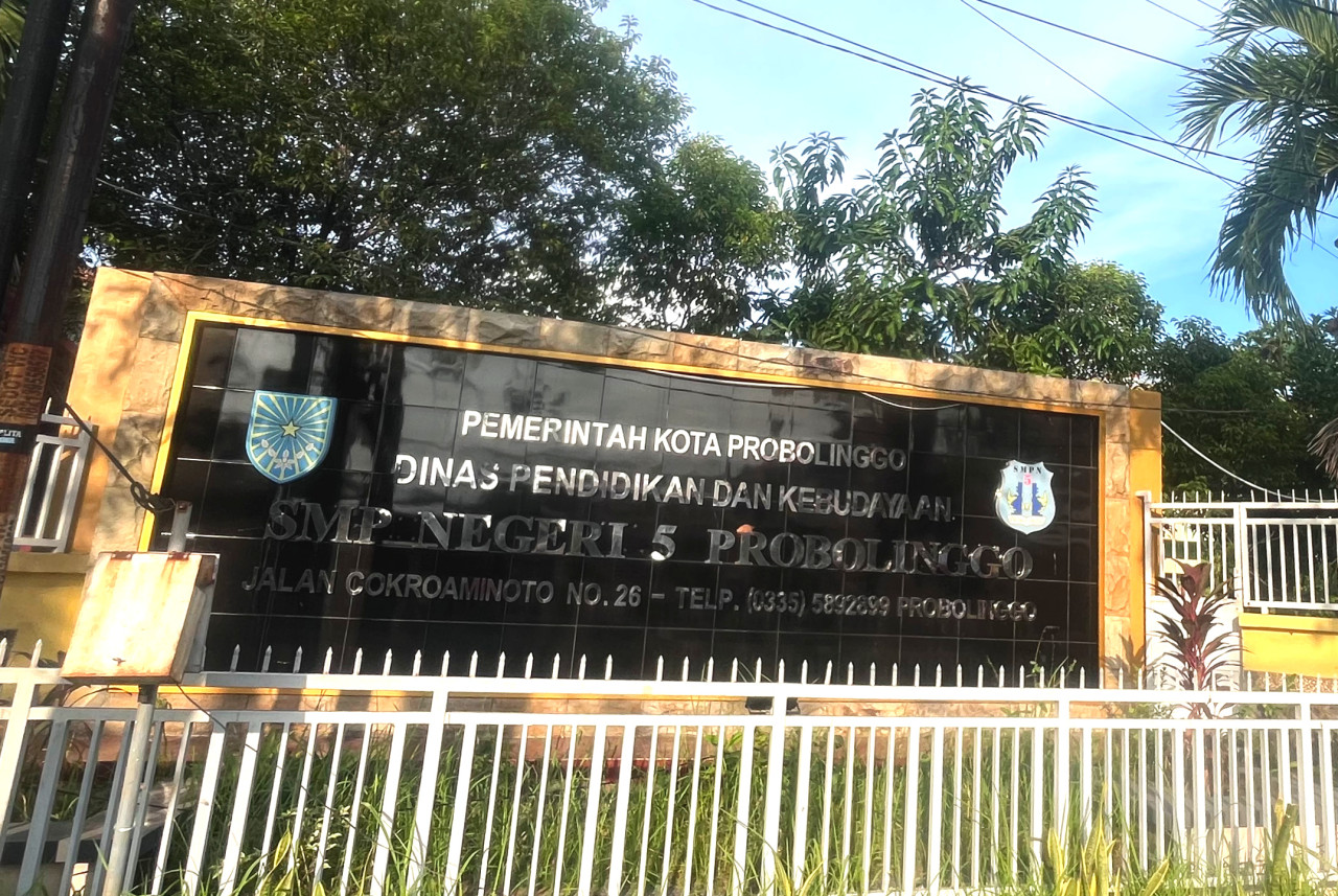 SMPN 5 Probolinggo. (Foto: Ide Farid Nasution/ jatimnow.com)