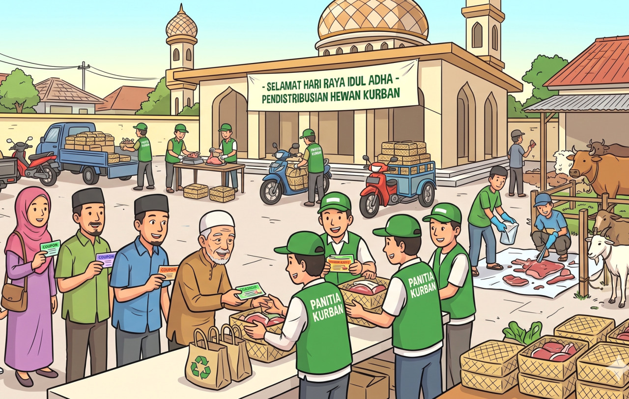 Awas, Bahaya Bungkus Daging Kurban Pakai Kantong Plastik Hitam