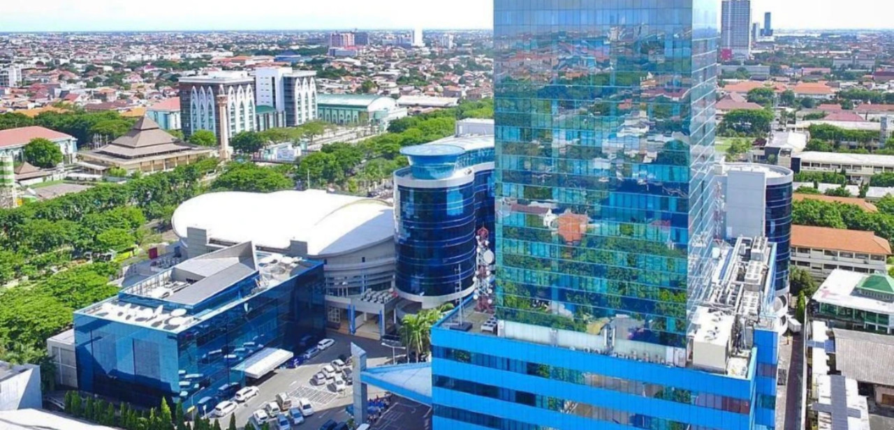 Gedung Graha Pena. (Foto: Medisata for jatimnow.com)