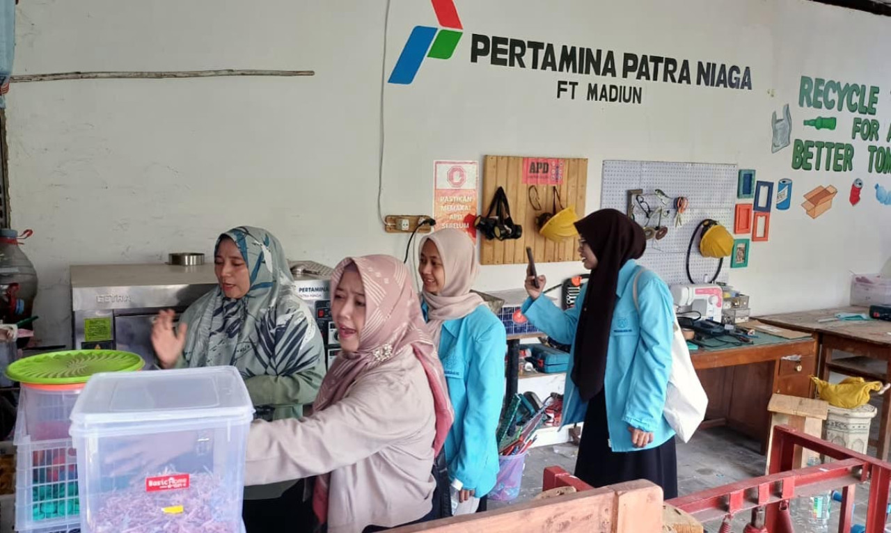 Proklim Pesanggrahan di Madiun berkembang jadi kampung berkelanjutan lewat kolaborasi warga, Pertamina, dan akademisi. (Foto: Pertamina for jatimnow.com)