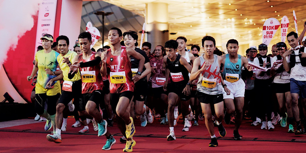 Ribuan Pelari Ramaikan Kediri Half Marathon 2026 di Bandara Dhoho