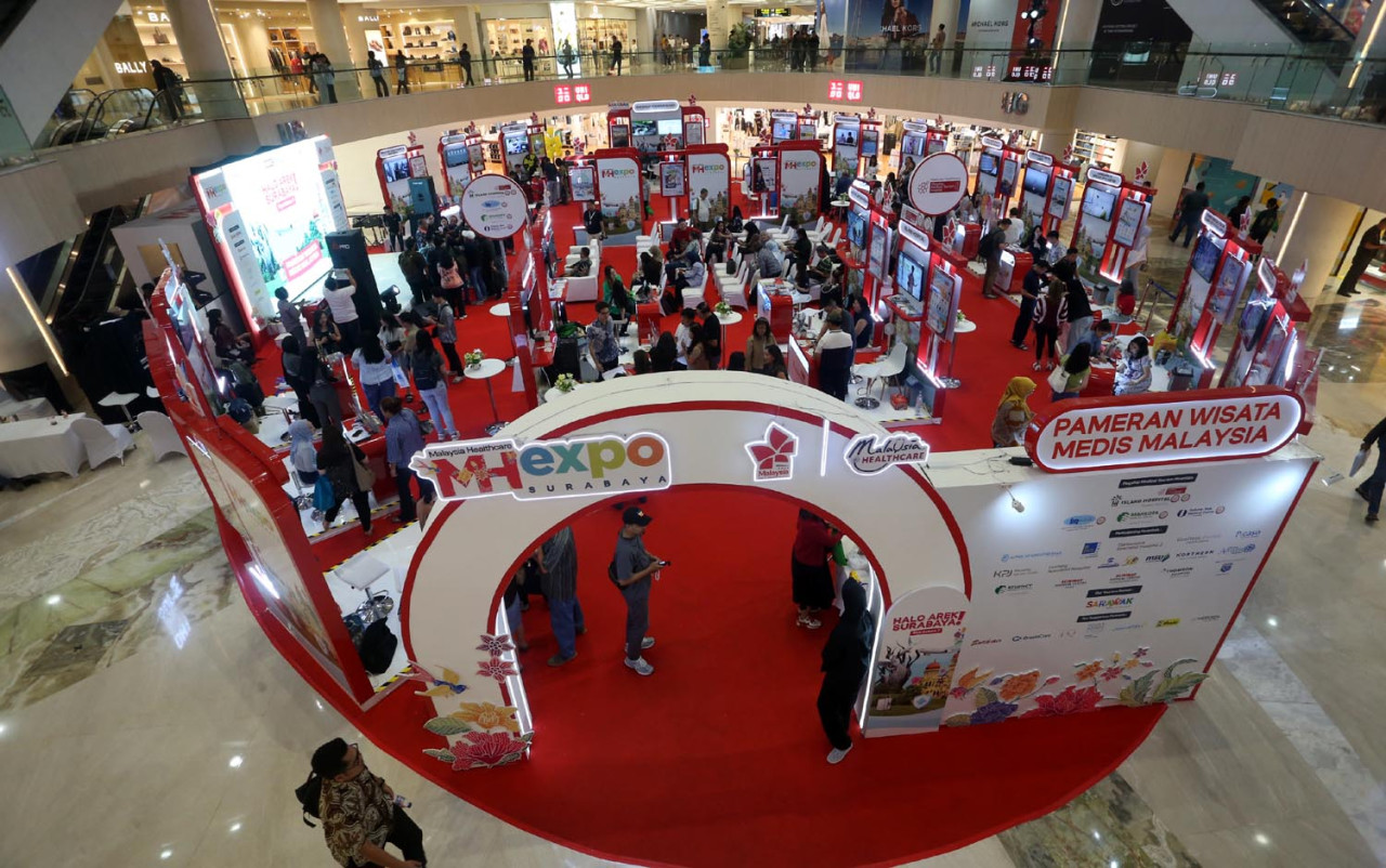 Malaysia Healthcare Expo (MHX) 2026 di Tunjungan Plaza 3 pada 21–24 Mei 2026. (Foto: Ali Masduki/jatimnow.com)