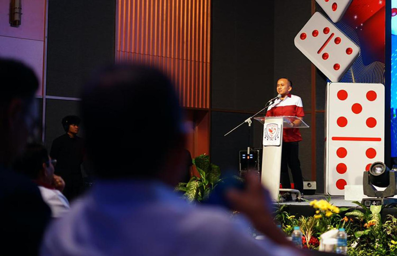 Ketua ORADO Jatim, Mahenda Abdillah Kamil, mengapresiasi keputusan KONI Pusat yang resmi menetapkan domino sebagai cabang olahraga nasional. (Foto: ORADO Jatim for jatimnow.com)