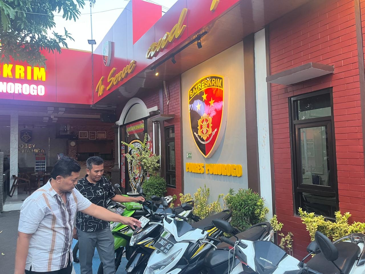 Satreskrim Polres Ponorogo Ungkap kasus Curanmor, Dua Warga Brebes Ditangkap