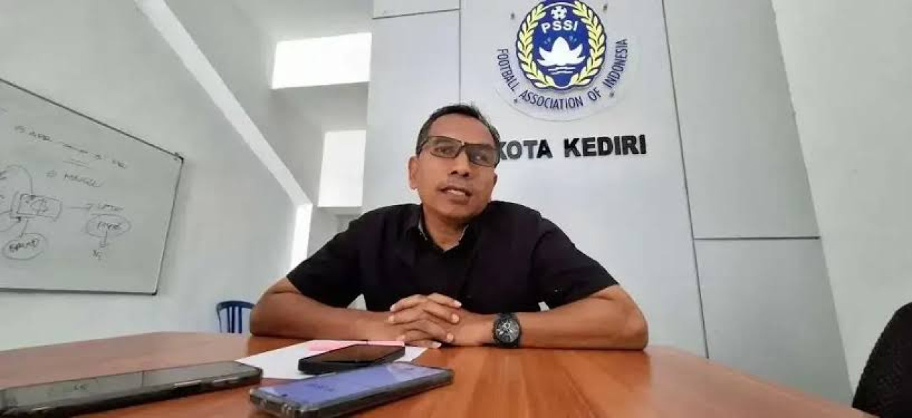 Ketua PSSI Kota Kediri Tomi Ari Wibowo. (Foto: PSSI Kota Kediri/jatimnow.com)