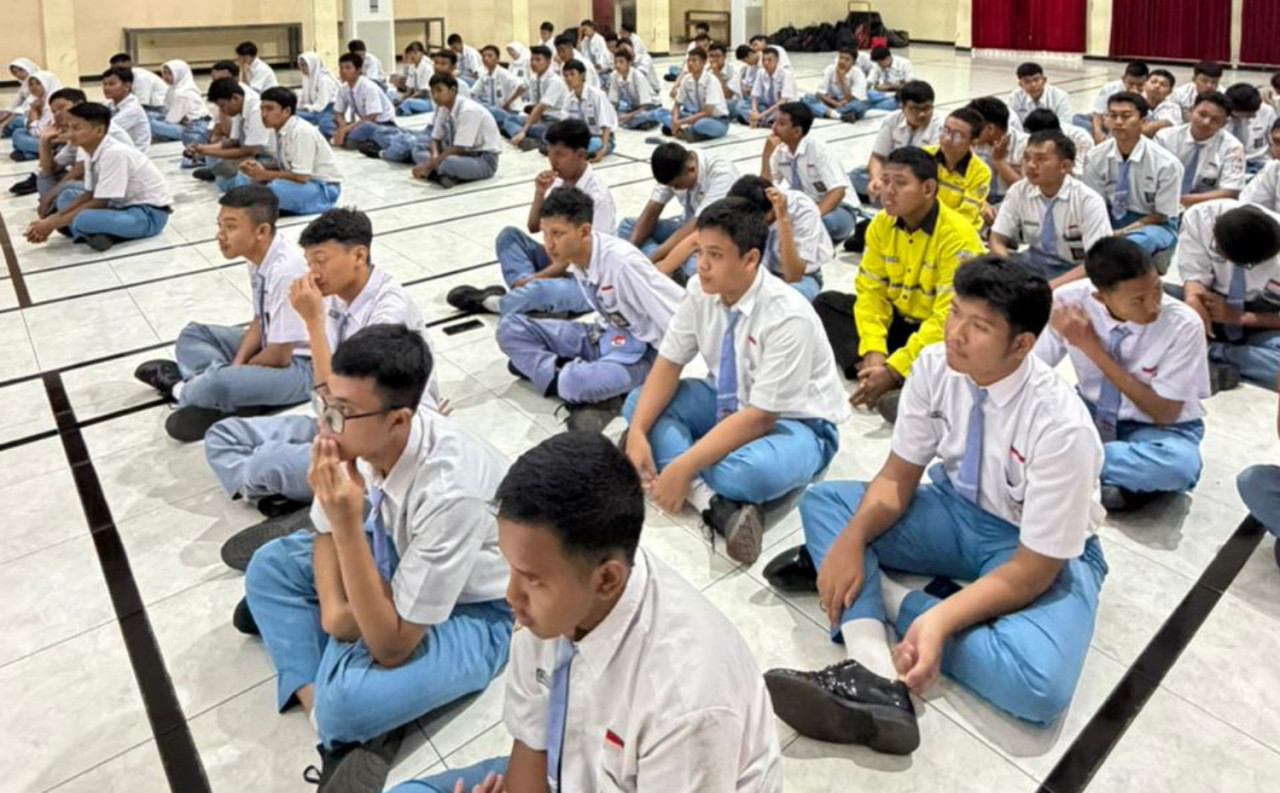 Ratusan Siswa TITL SMKN 5 Surabaya Terlindungi JKK dan JKM
