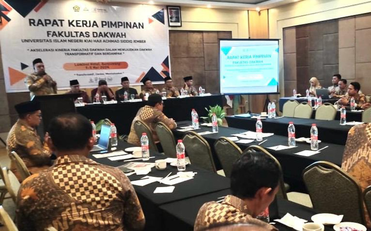 Rakerpim Fakultas Dakwah UIN KHAS Jember. (Foto: Humas UIN KHAS Jember/jatimnow.com)