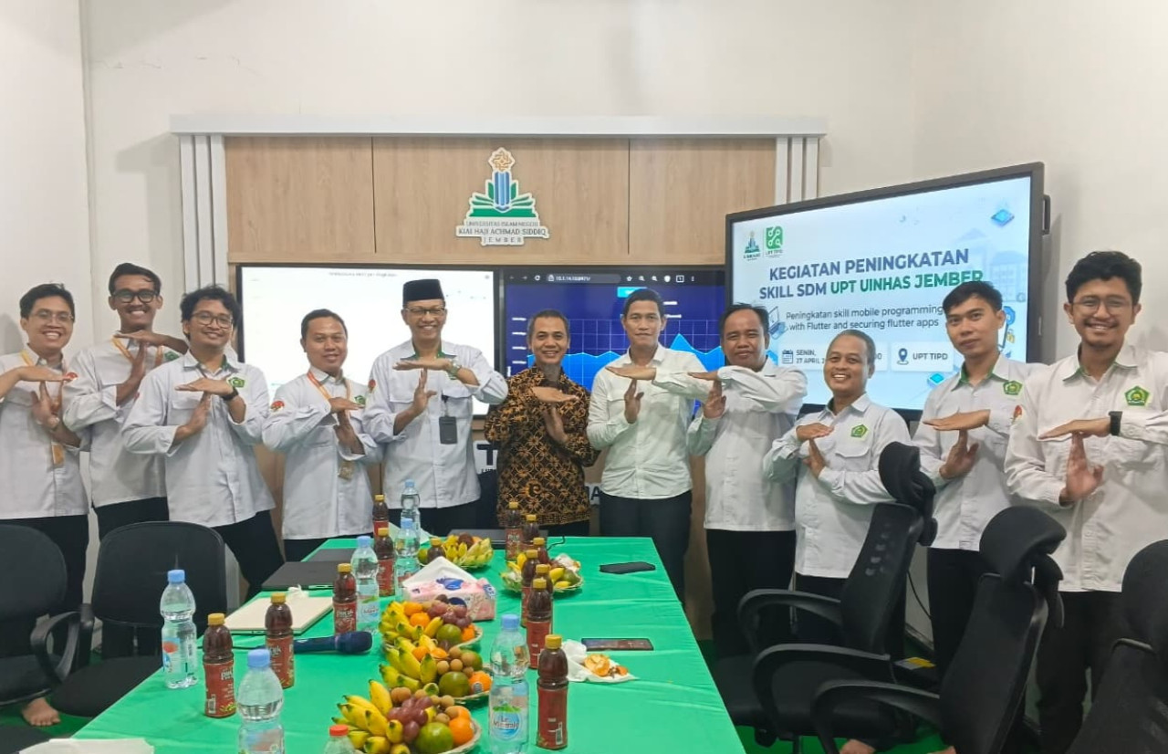 Pelatihan TIPD UIN KJAS Jember. (Foto: Humas UIN KHAS Jember/jatimnow.com)