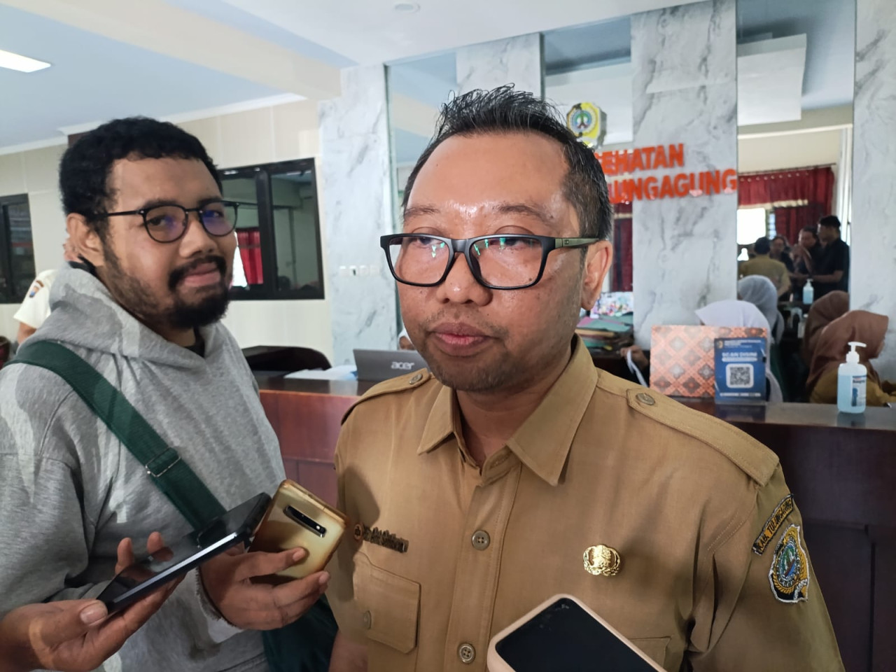 Kabid Pencegahan dan Pengendalian Penyakit (P2P) Dinkes Tulungagung, Aris Setiawan. (Foto: Bramanta/jatimnow.com)