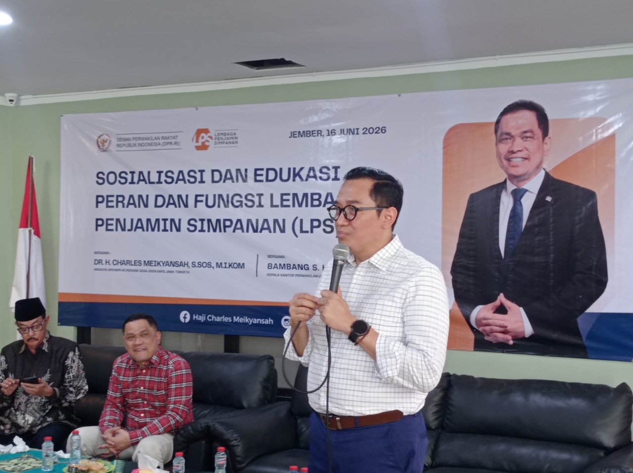 Kepala Kantor Perwakilan LPS II di Surabaya, Bambang S. Hidayat. (Foto: Sugianto/jatimnow.com)