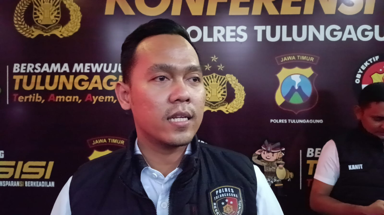 Kasatreskrim Polres Tulungagung, Iptu Andi Wiranata Tamba. (Foto: Bramanta/jatimnow.com)