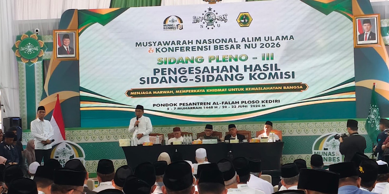 Musyawarah Nasional (Munas) Alim Ulama Nahdlatul Ulama (NU) di Kediri. (Foto: Tim Media Munas-Konbes NU/jatimnow.com)