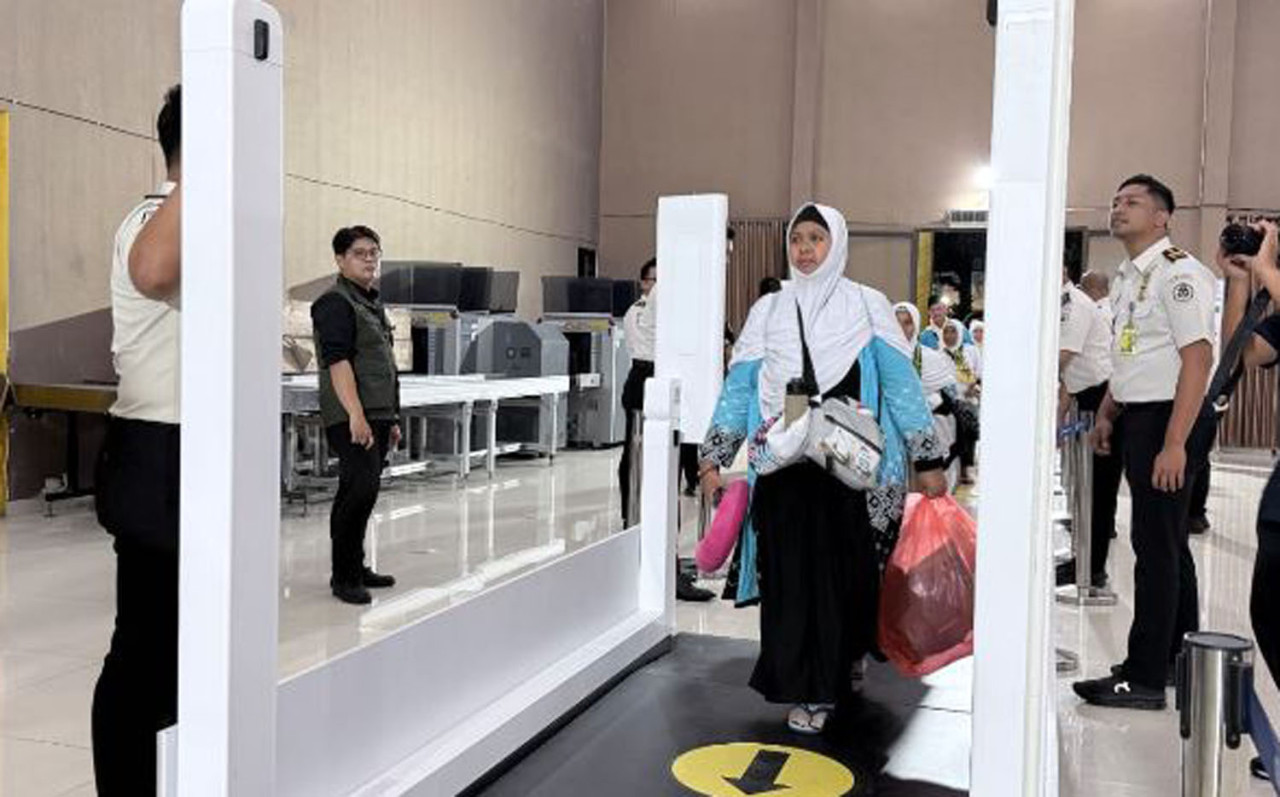 Imigrasi menyiapkan corridor gate di Soekarno-Hatta dan Asrama Haji Sukolilo untuk mempercepat kepulangan jemaah haji tanpa antre pemeriksaan. (Foto: Imigrasi for jatimnow.com)