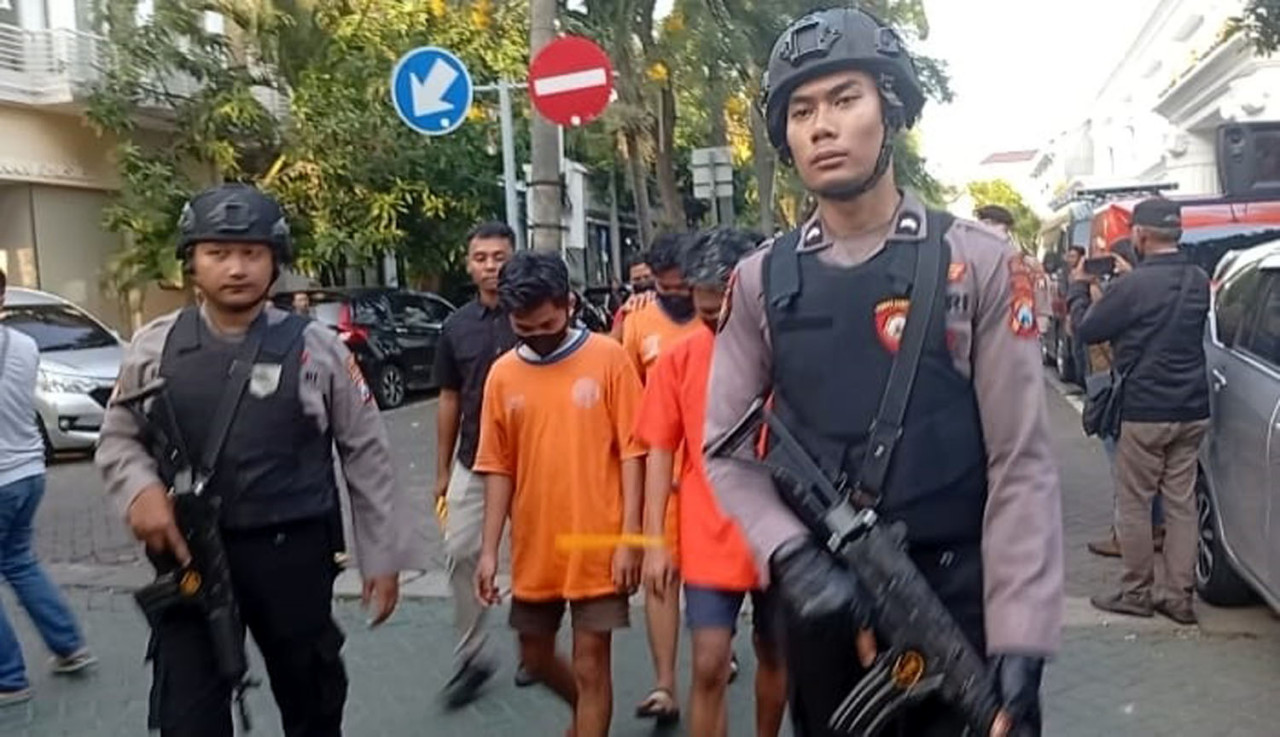 Dua Bulan Operasi, 192 Bandit Jalanan Surabaya Dikerangkeng