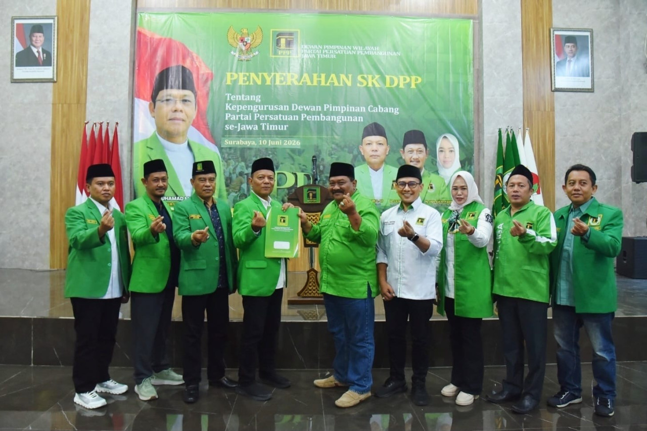 Penerimaan SK DPC PPP Kota Probolinggo dari DPP PPP. (Foto: Ide Farid/jatimnow.com)