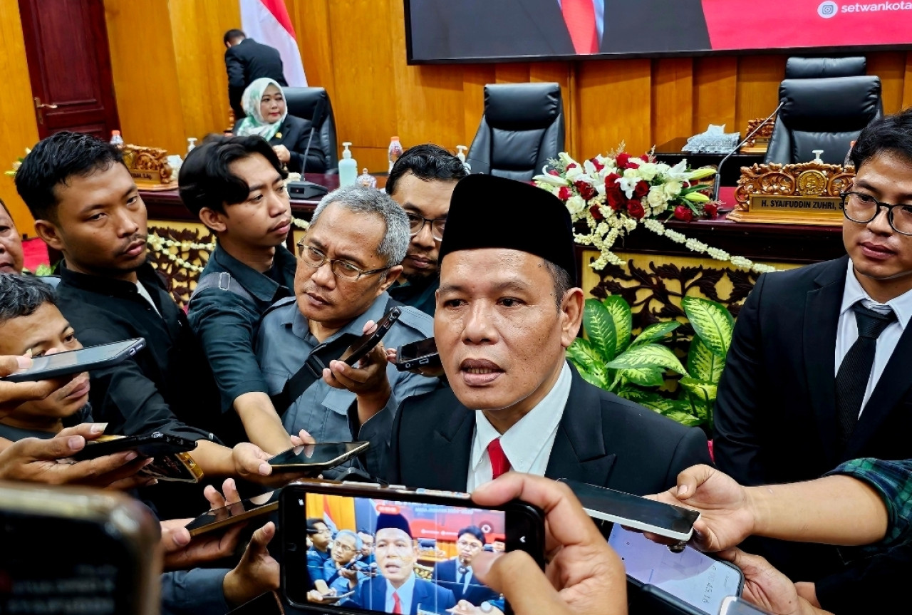 Ketua DPRD Surabaya Syaifuddin Zuhri (foto: Ni'am Kurniawan/jatimnow.com)