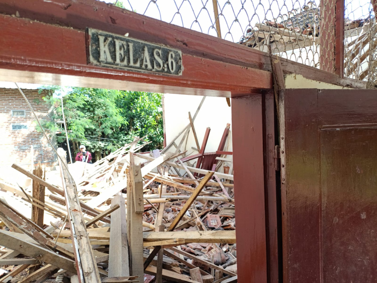 Pembangunan Sekolah Ambruk di Tulungagung Rencananya Dimulai Agustus Mendatang