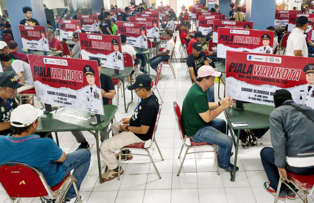 Dari Warung Kopi ke Arena Prestasi, Domino Makin Dilirik di Surabaya