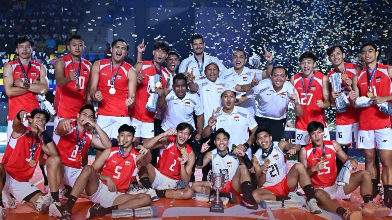 Timnas Voli Putra Indonesia juarai AVC Men's Cup 2026 . (Foto: instagram PBVSI)