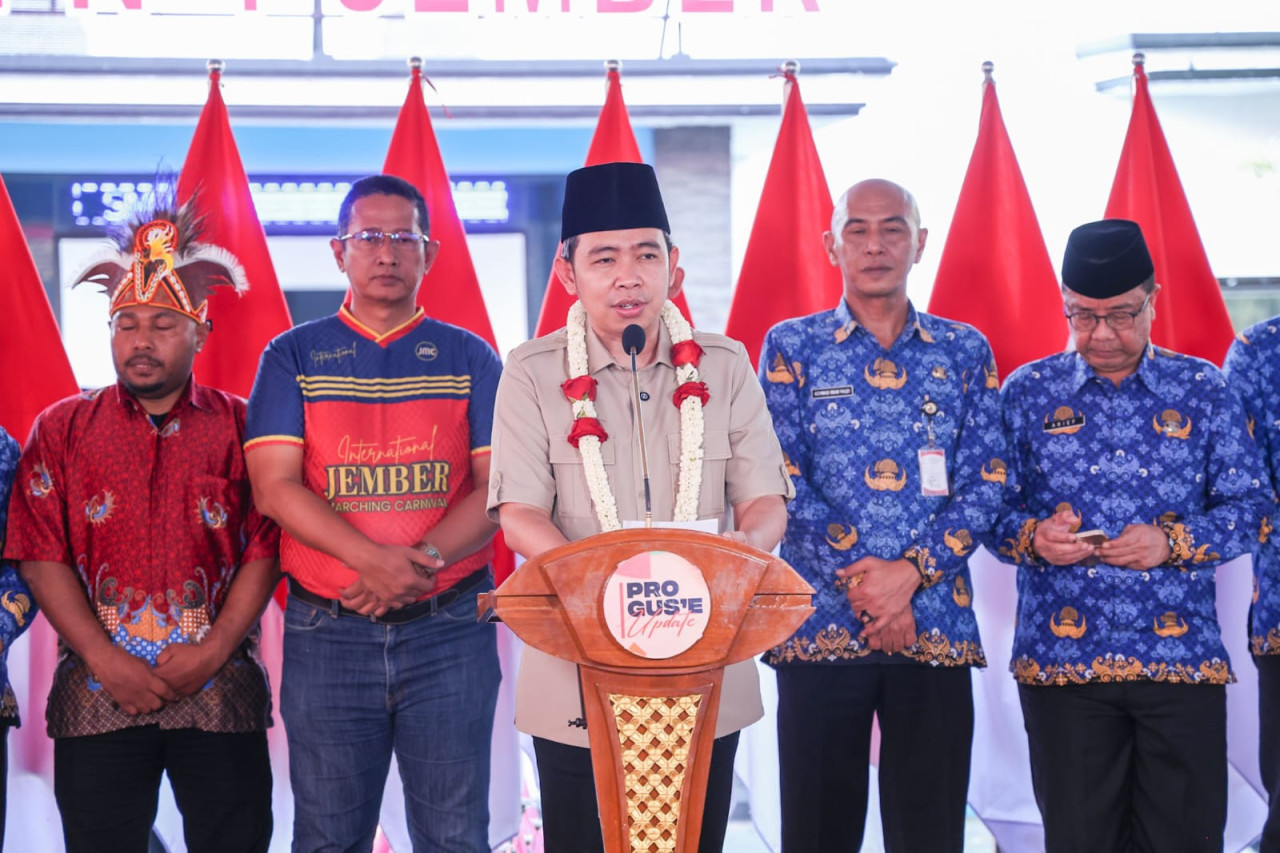 Gus Fawait saat mengumumkan program Homecare (Foto: Diskominfo Jember for jatimnow.com)