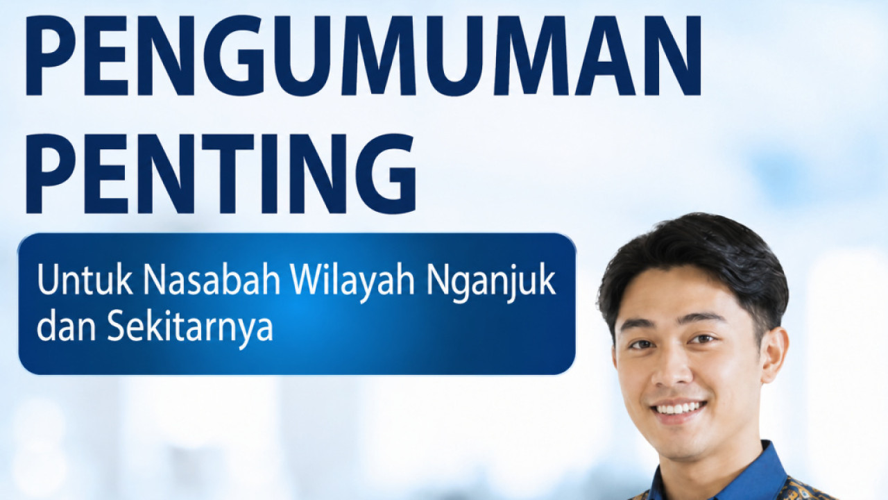 PT Bank Mandiri Taspen KCP Nganjuk akan merelokasi kantor operasional ke Ruko Mustika Square. (Foto/jatimnow.com)