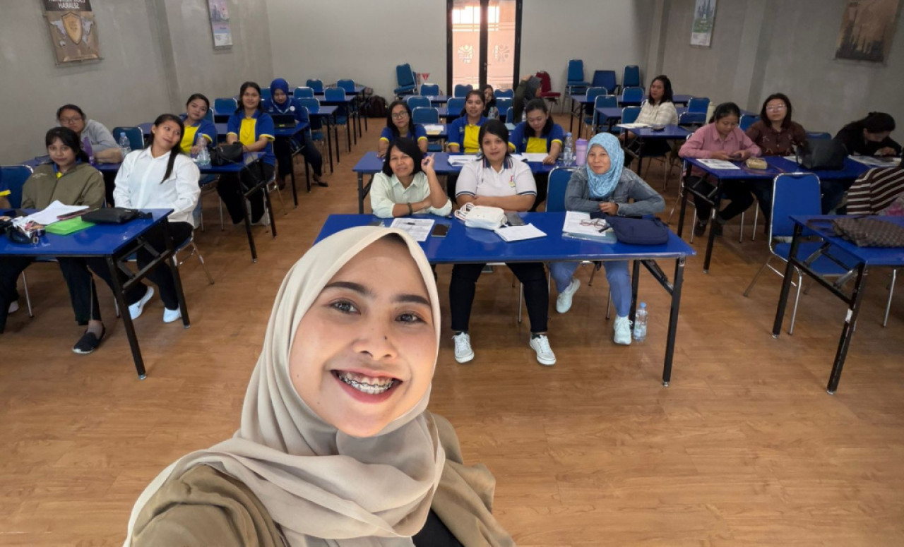 BRI BO Surabaya Jemursari membekali calon PMI dengan literasi keuangan dan BRImo. (Foto: BRI for jatimnow.com)