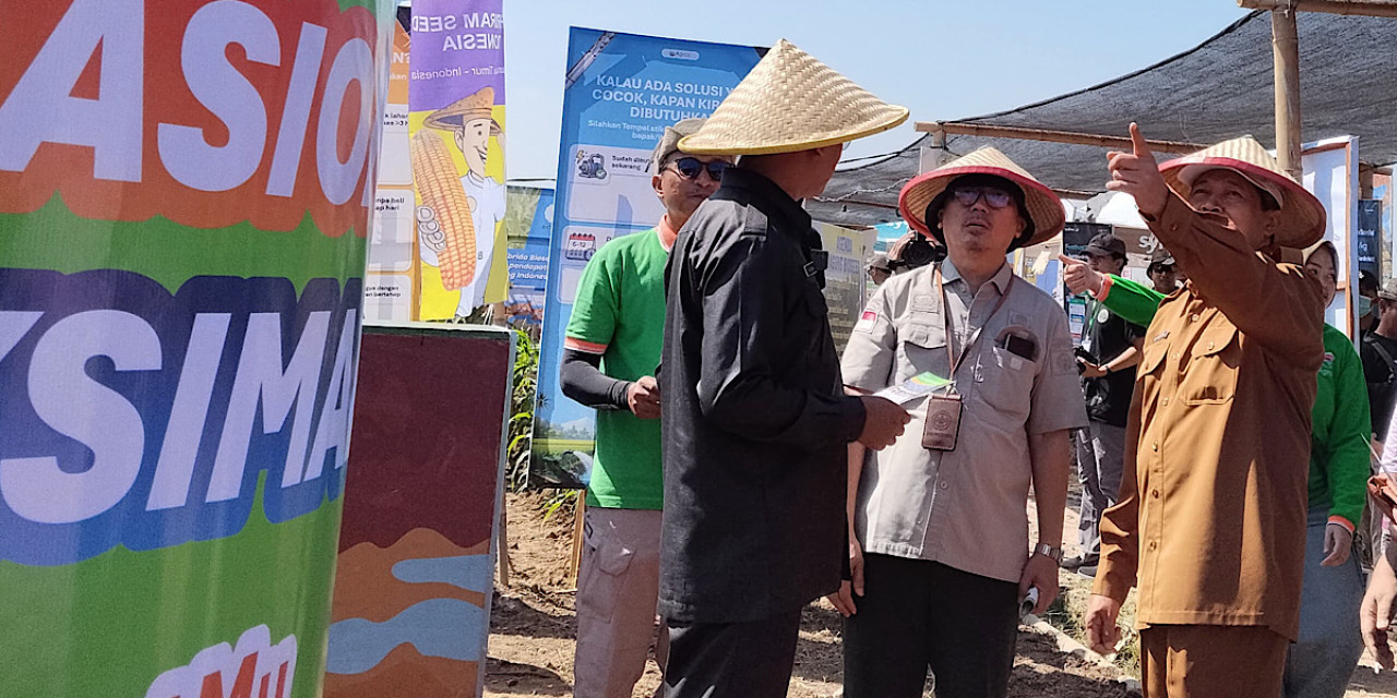 Gelar Inovasi dan Teknologi Pertanian (Gertek), di Bulusari Tarokan. (Foto: Pemkab Kediri/jatimnow.com)
