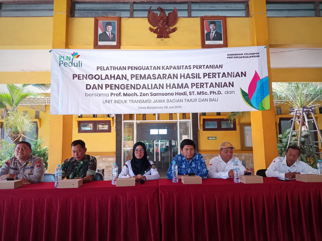 Pelatihan penguatan kapasitas pertanian yang diselenggarakan PT PLN dan Pemdes Banjarsari, Cerme, Gresik. (Foto: Sahlul Fahmi/jatimnow.com)