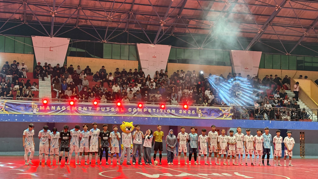 FEB UNESA bersiap menggelar turnamen futsal bergengsi bertajuk Management Futsal Competition (MFC) 2026 (foto: Deswita for jatimnow.com)