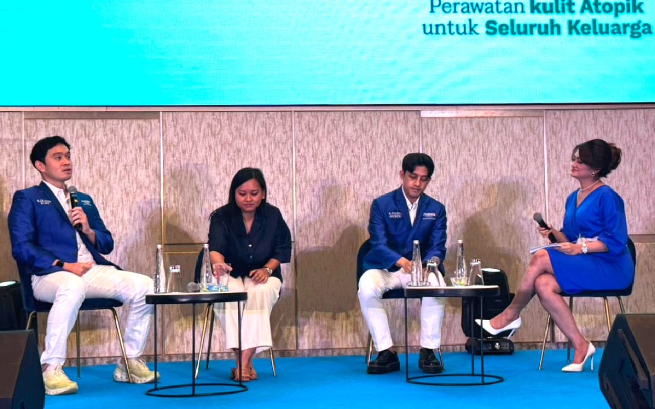 Mustela menggelar kampanye edukasi bertajuk 'Together for Atopic Skin'. (Foto: Dadang Kurnia/ jatimnow.com)