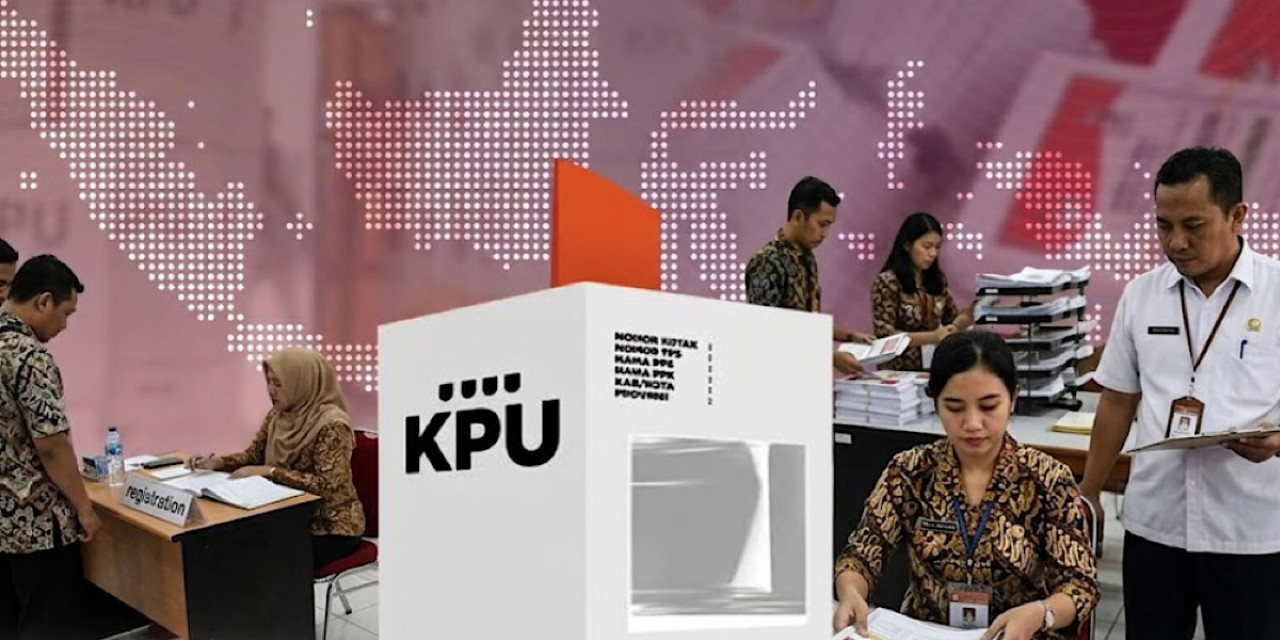 Ilustrasi verifikasi data pemilih di Kota Probolinggo.